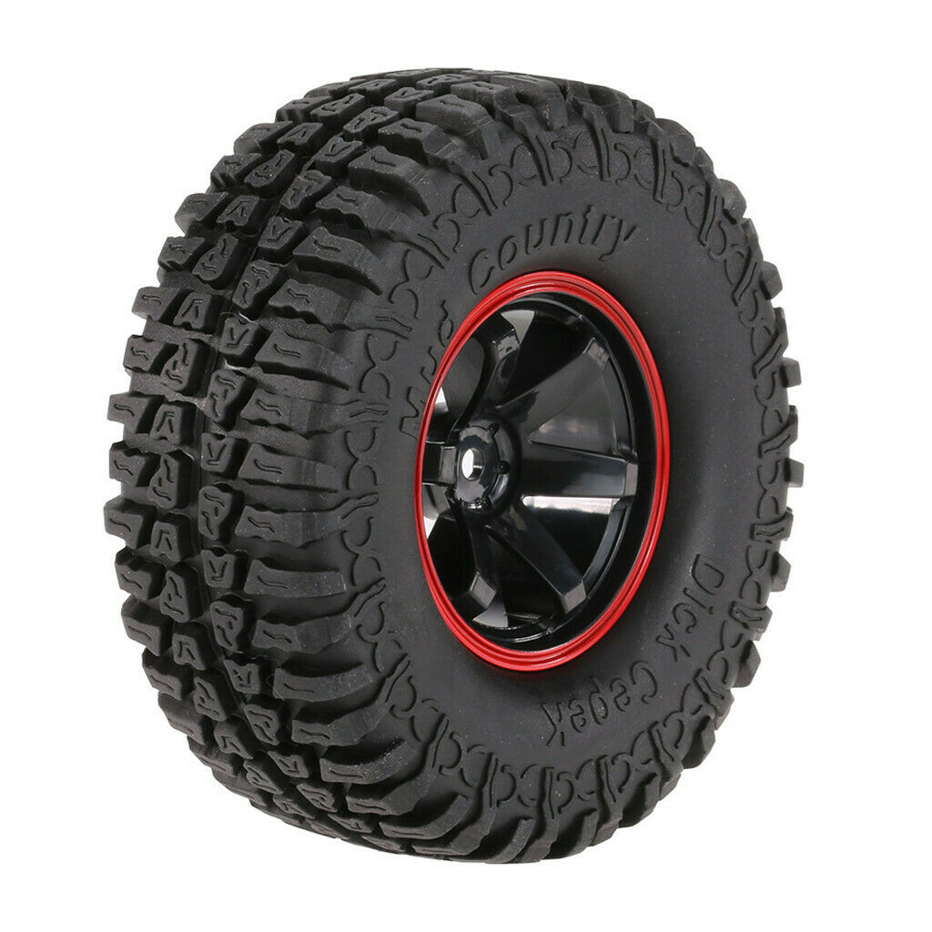 4Pcs 1.9 Inch Rubber Tire RC Car Wheel Tires for 1/10 RC Rock Tracks