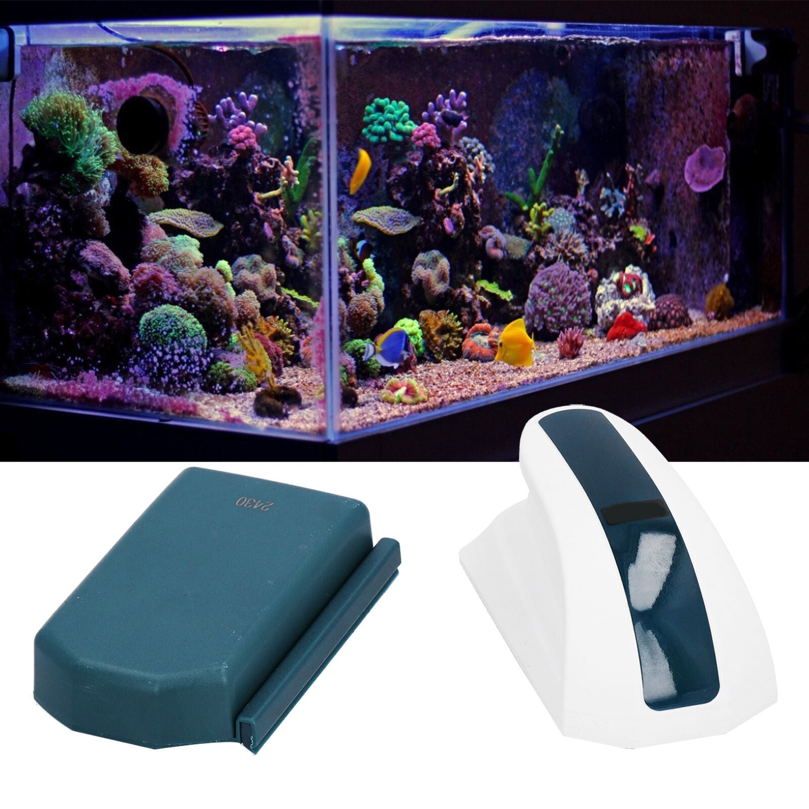 Fish Tank Brush Magnetic Aquarium Cleaner Cleaning Tool For Aquariums Home Fish