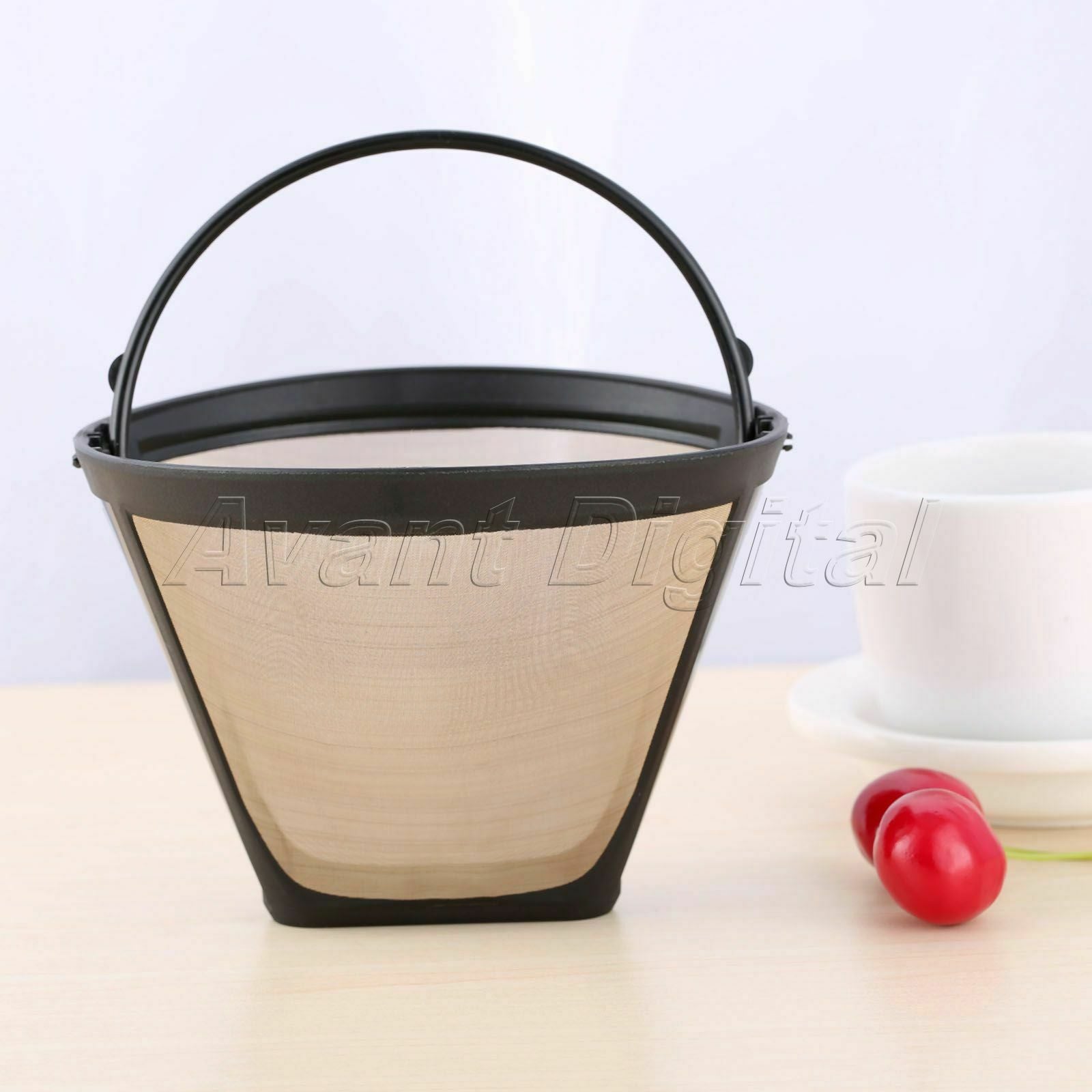10-12 Cup Cone-Style Coffee Maker Filter Reusable Coffeemaker Strainer Part New