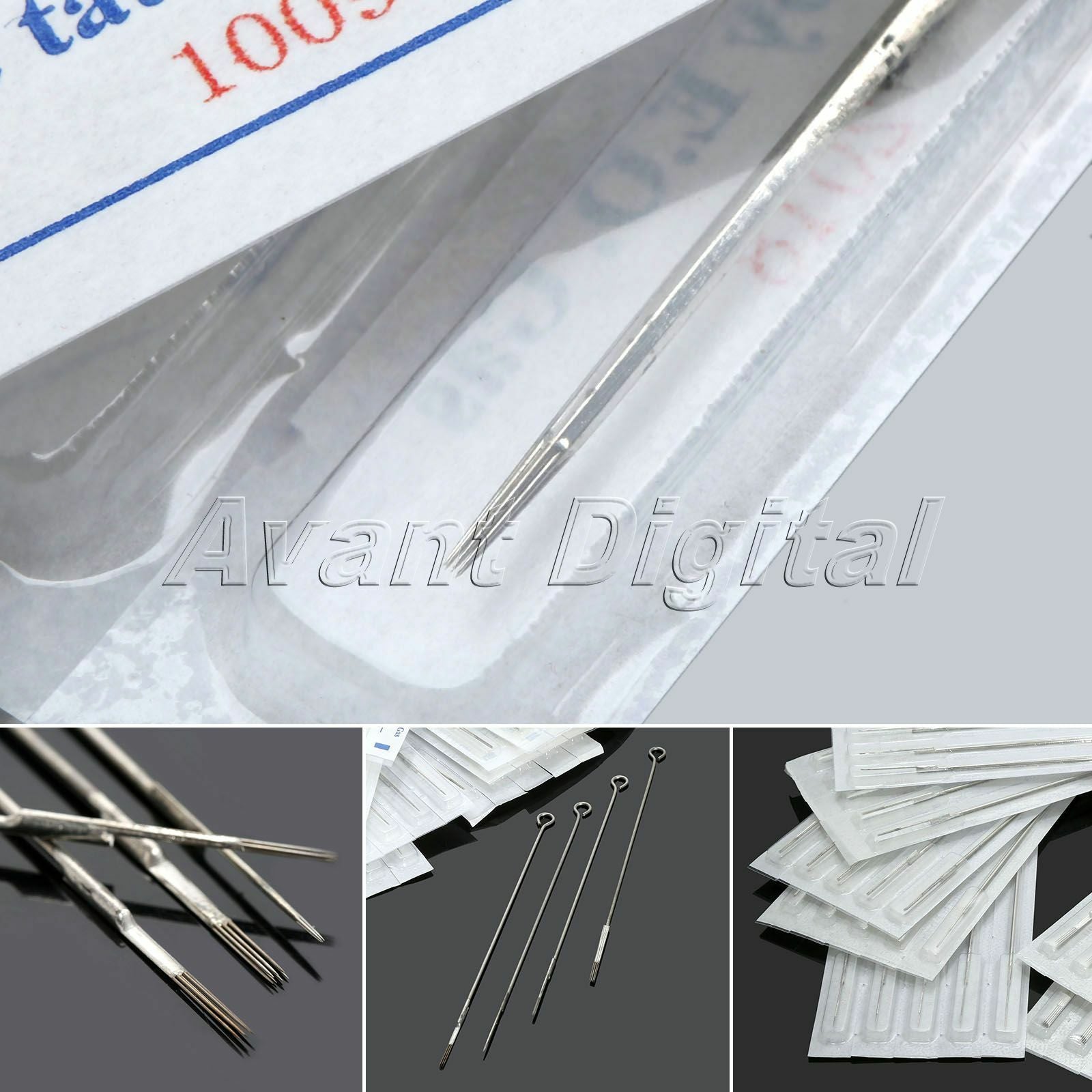 100pcs tattoo needle round liner needle surgical steel made 5M1+7M1+9M1+5RS+7RS