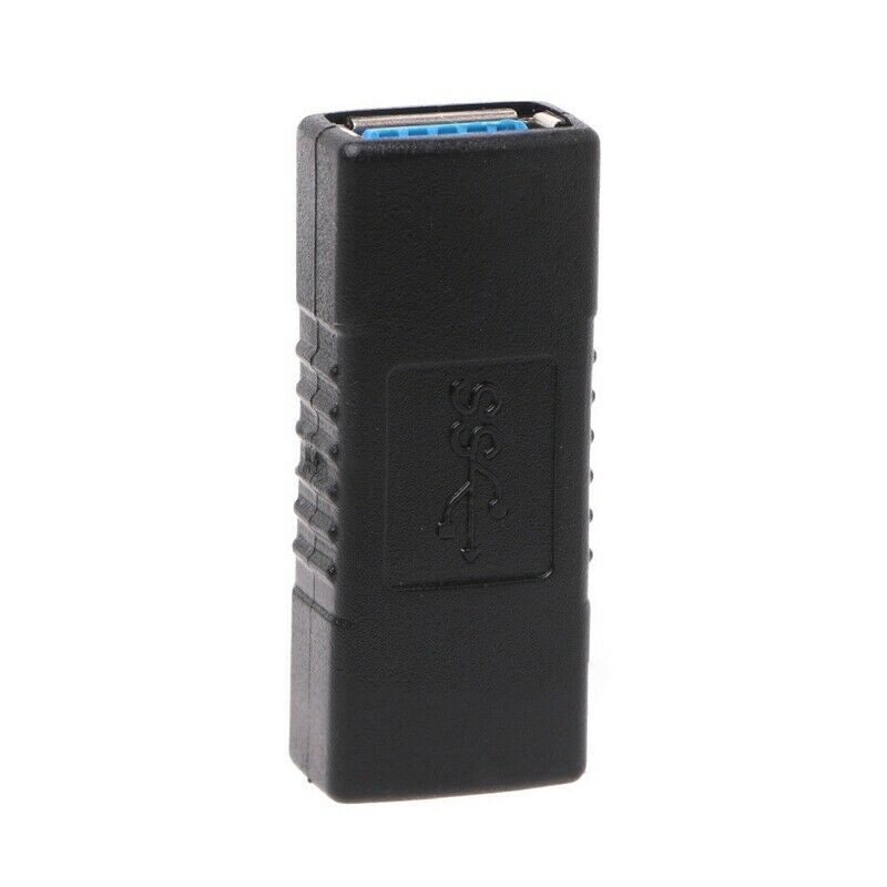 2Pcs Usb 3.0 Type A Female To Female Adapter Coupler Gender Changer Connector T8