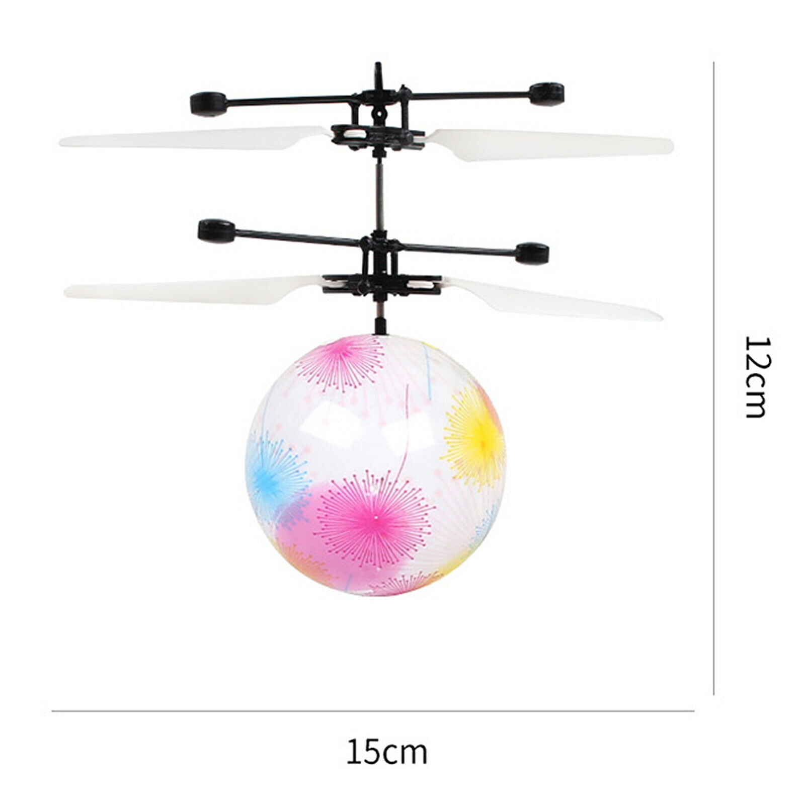 Hand Flying UFO Ball LED Induction Suspension RC Airplanes Flying Toys