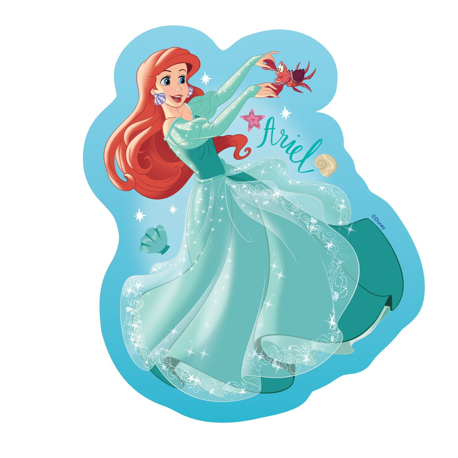 3082 Ravensburger Disney Princess Four Large Shaped Jigsaw Puzzles Children 3yr+