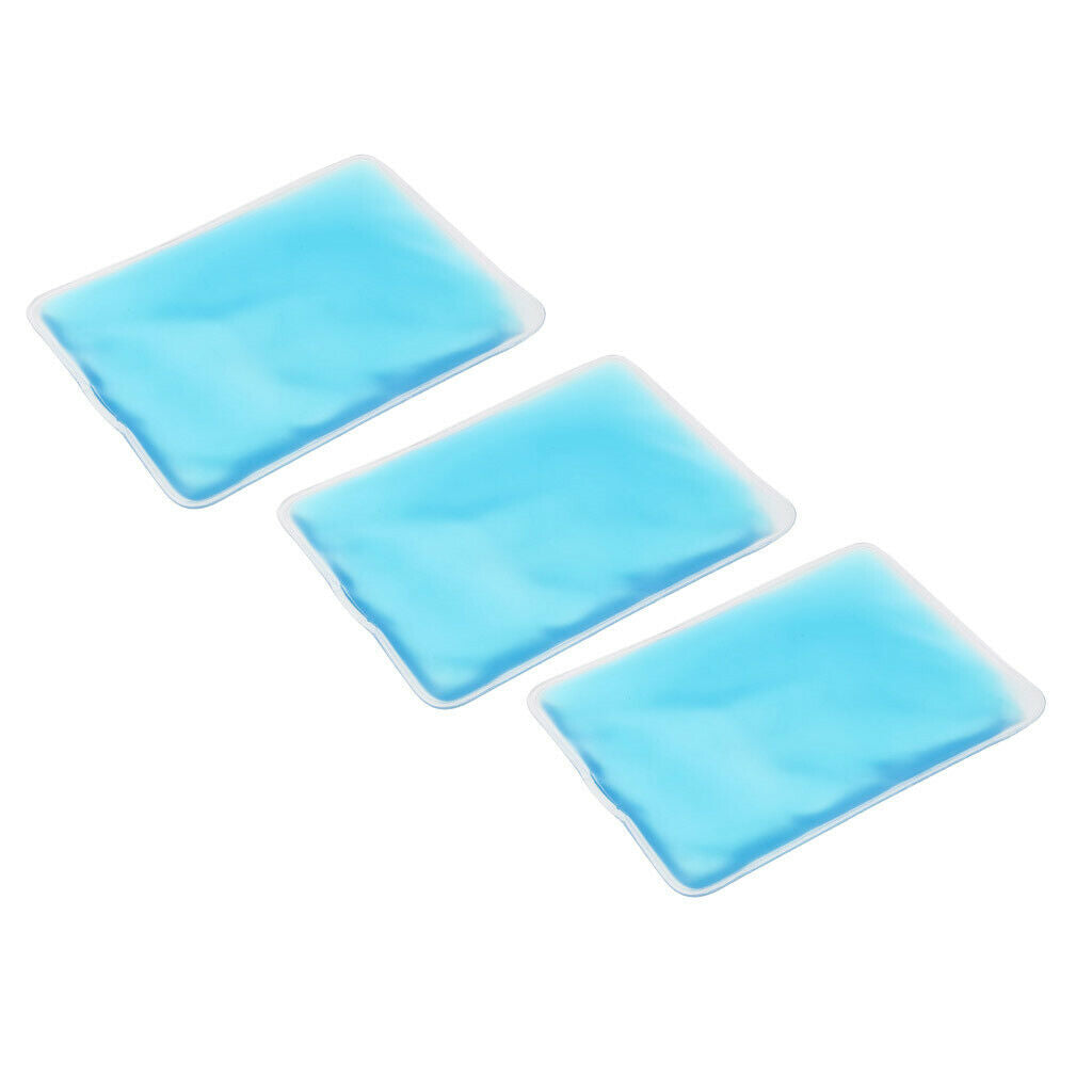 3x Ice Pack Wraps Instant Cold Bag for Sports Swelling Headache Puffiness