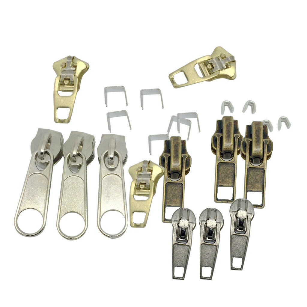 22Pcs Fix A Zip Zipper Slider Rescue Instant Kit Repair Replacement Accessories