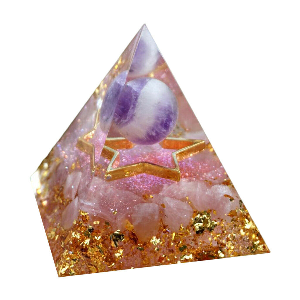 Ogan Energy Pyramid Crystal Pyramid for Home Living Room Office Decorations