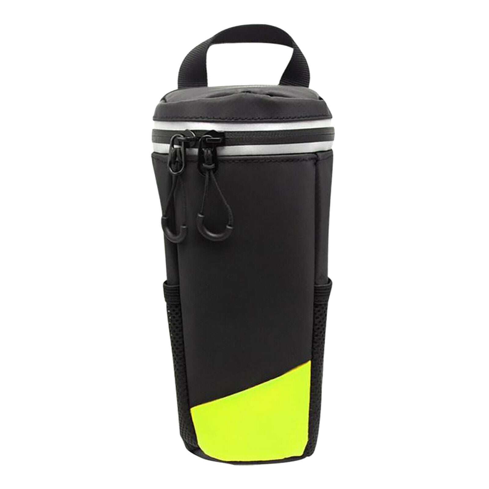2X Bike Carry Handlebar Bag Cycling Pannier Bag with Magnetic green
