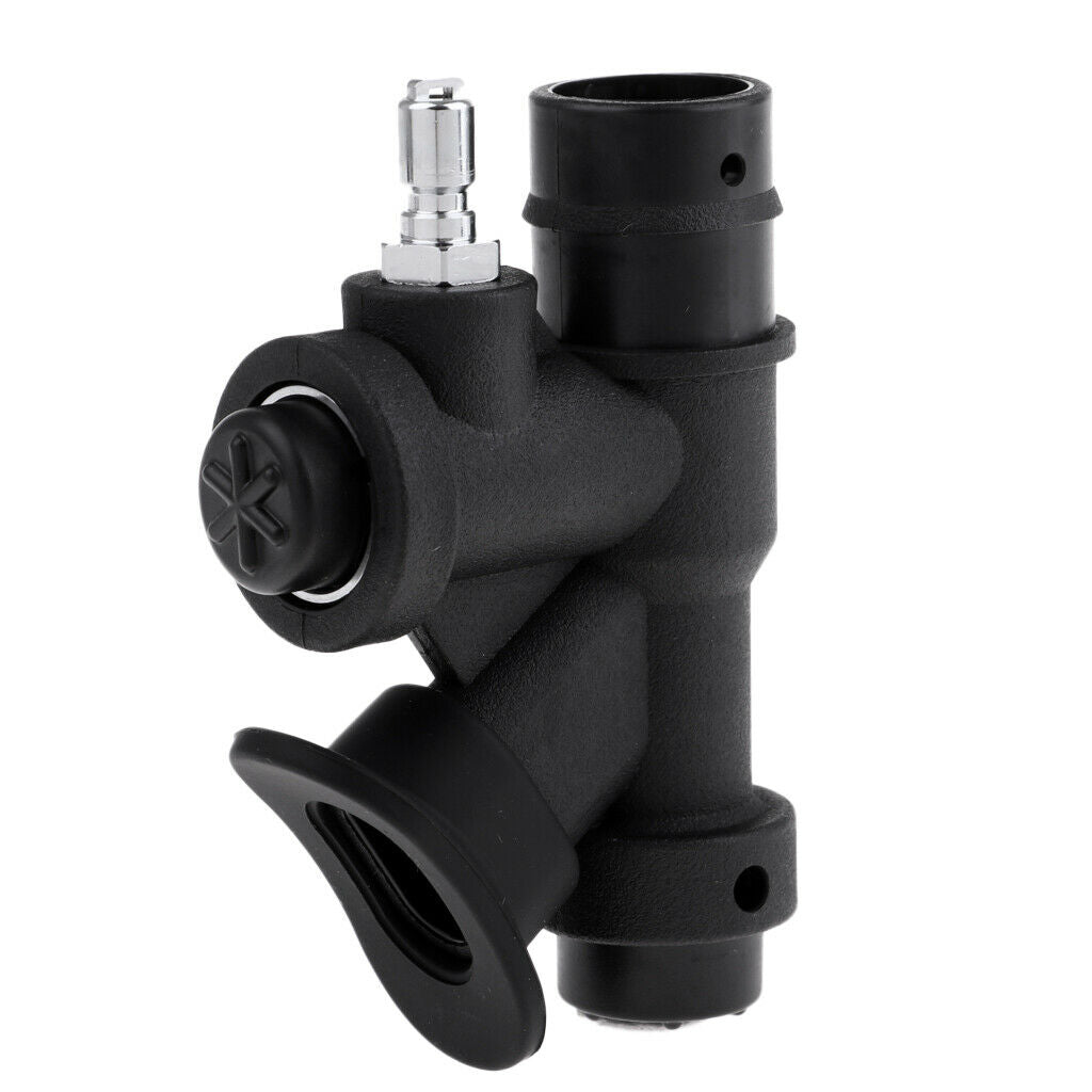 Scuba Diving BCD 45-Degree Oral Power Inflator - Universal fit - Quick and Easy