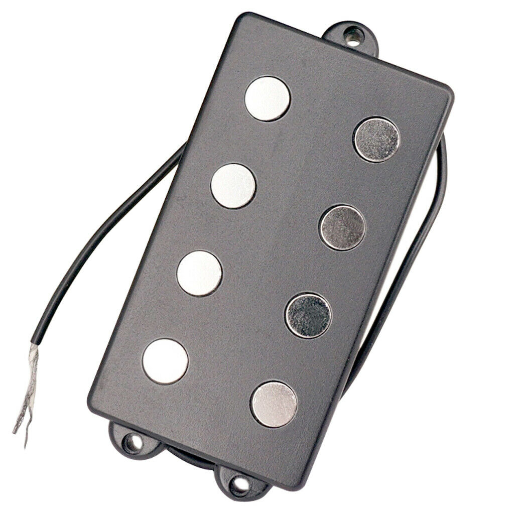 Replacement Bass Humbucker Pickup Black Plastic Cover for Duplex Bass Accs
