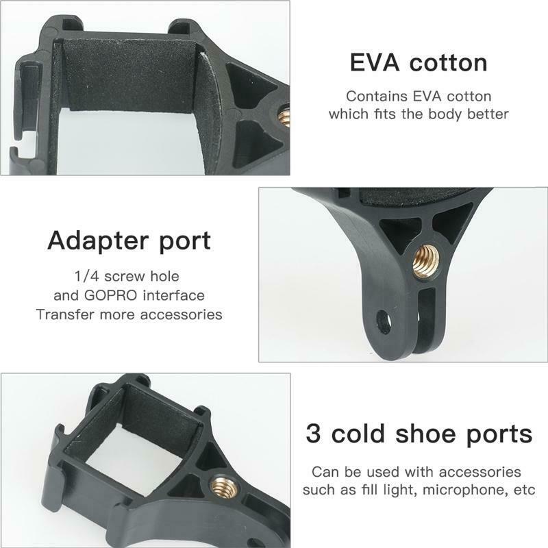 Durable Clip Camera Expansion Stand for -DJI Pocket 2 Sports Camera Accessories