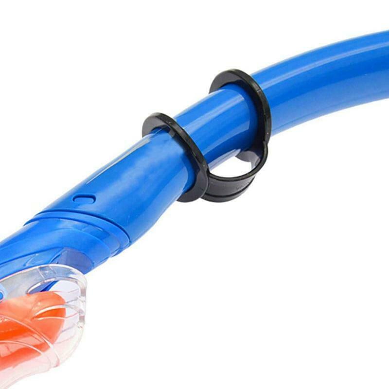 Silicone Snorkel Strap Keeper Lock Kit for Scuba Diving Snorkeling Accessories