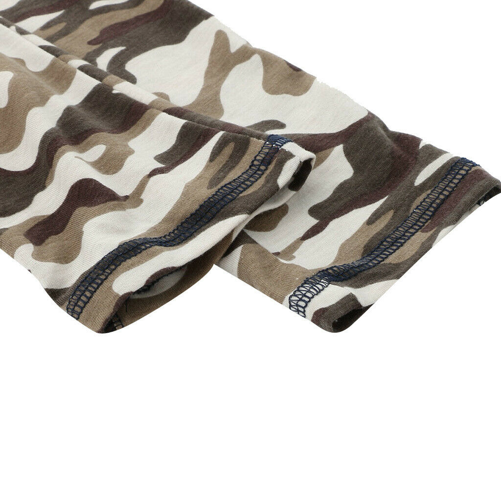 Ladies Women Yoga Compression Leggings Fitness Pants Camouflage Printed M