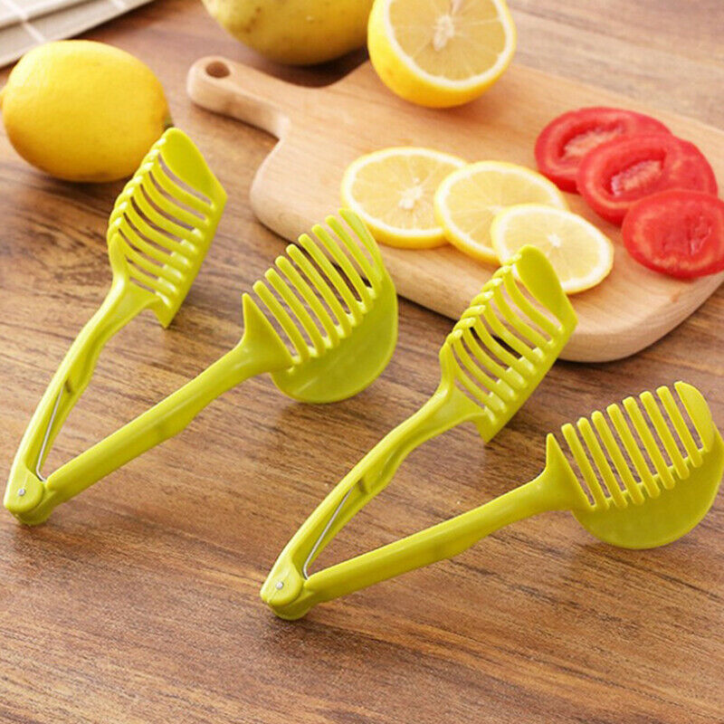 Plastic Vegetable Fruit Cutter Potato Tomato Onion Lemon Egg Peel Slicer .l8