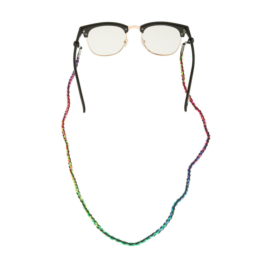 2PCS Eyeglass Spectacles Neck Cord Strap Chain Cord Lanyard Retainer Holder