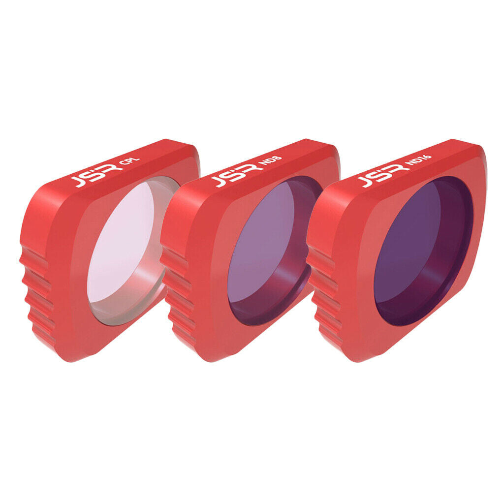 3 Pieces Nano Coated CPL/ND8/ND16 Lens Filter for DJI OSMO POCKET Gimbal Camera