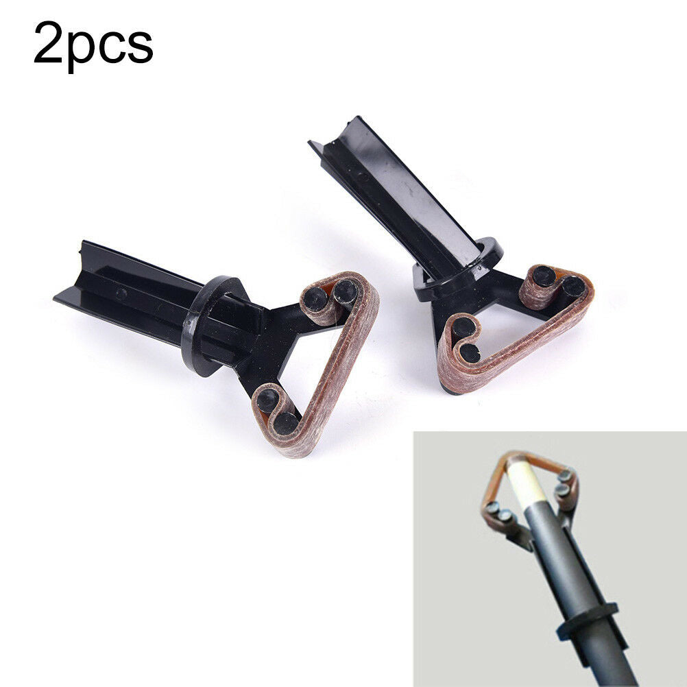 2x Snooker Billiard Plastic Pool Tip Clamp for Tip Glue on Fastener Repai.l8