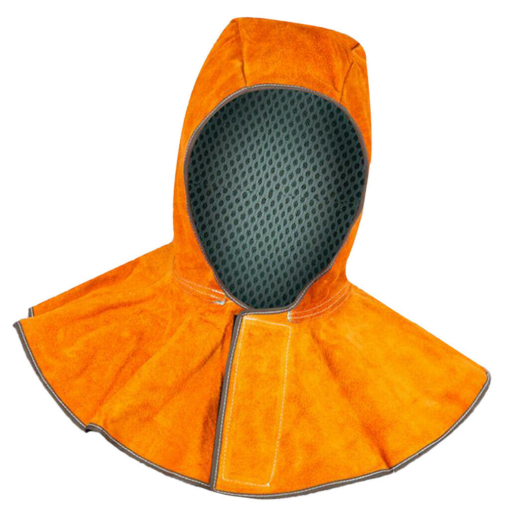 Cowhide Leather Welding Hood Welding Protective Hamlet Head Neck Protection