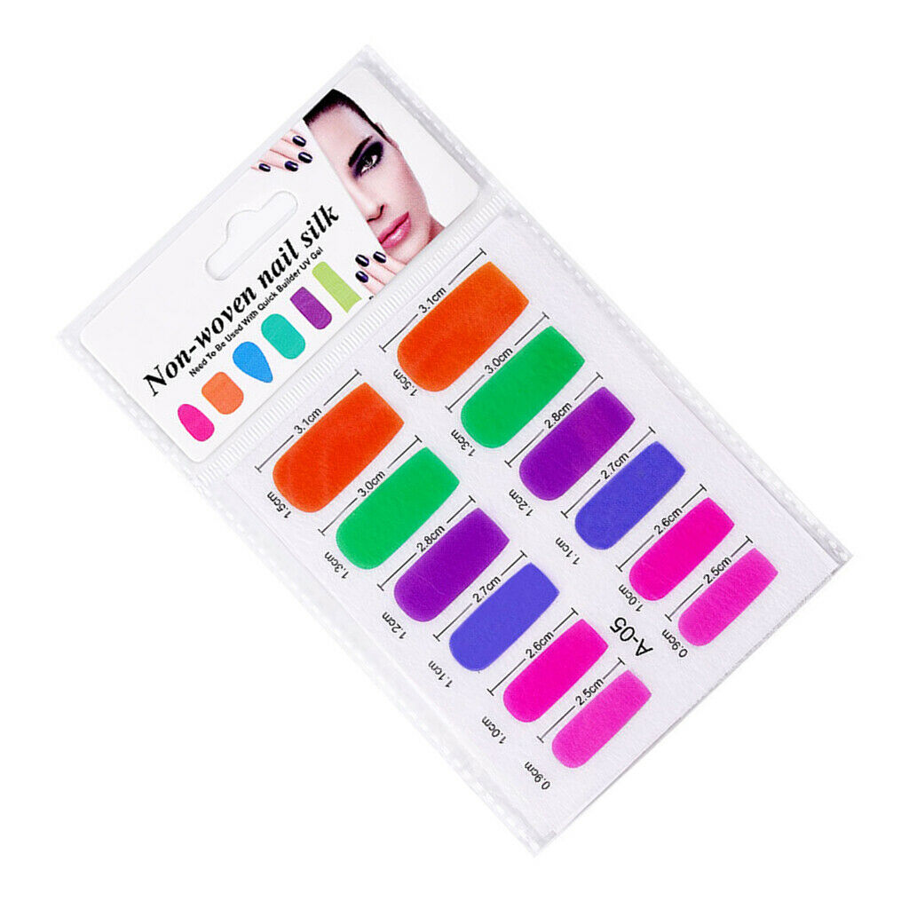 2Pcs Nail Art Fiberglass Non-woven Silk Extension Tips Manicure DIY Tools 05
