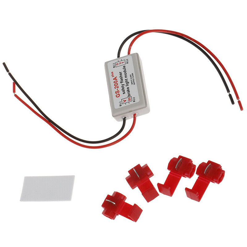 1Pcs 10-30V Car GS-200A Brake Tail Light Flash Strobe Controller FlasherA.l8