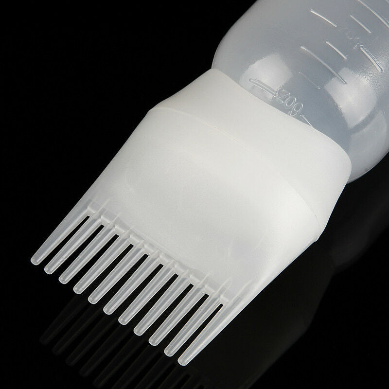 6oz Hair Dye Bottle Applicator Comb Dispensing Salon Hair Coloring Dyeing .l8