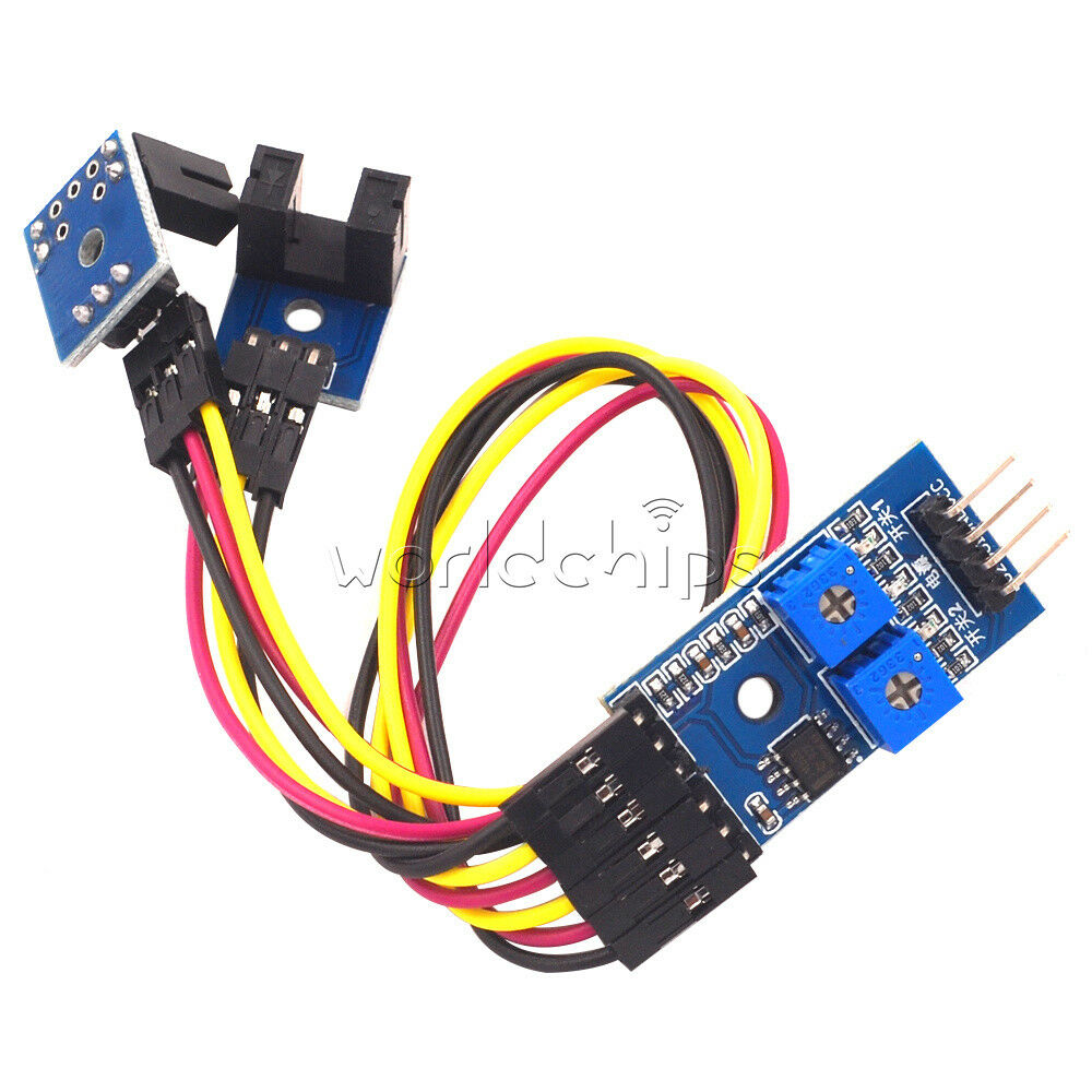 2 Way Motor Speed Detection Counting Sensor LM393 Slot Type Optocoupler Module