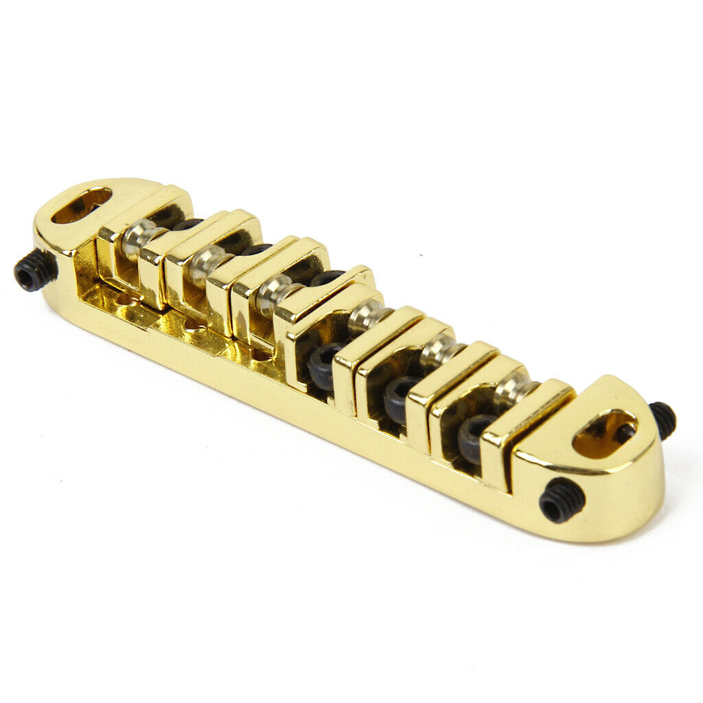Zinc Alloy Metal Bridge Thumbwheel with Allen wrench Set for LP and Jazz Guitar