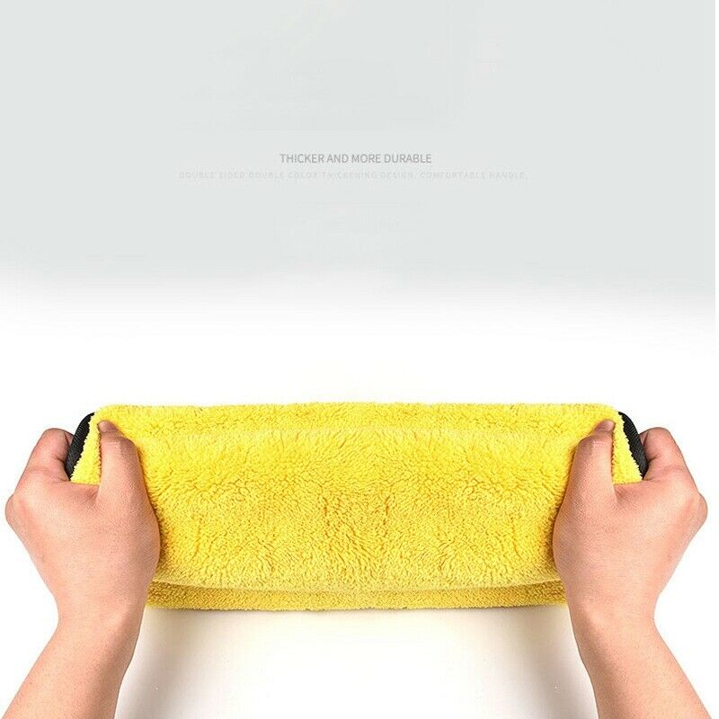 4 Pack Premium Ultra Thick Plush Microfiber Towel, Professional Double Layer SX7