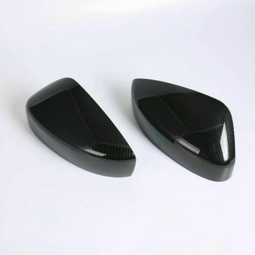 Carbon Fiber Rearview Caps Trim Rearview Side Mirror Cover For Mazda CX-5 17-21