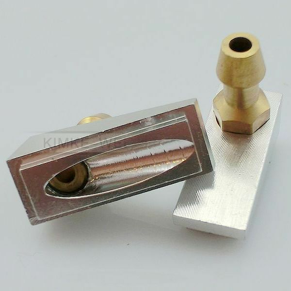 2 x Aluminium single Inlet Water Pickup Flush Type for RC Boat Cooling 8 x 20mm