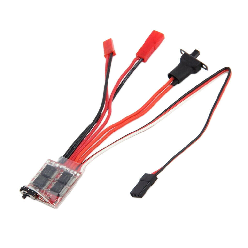 RC 20A Brushed ESC Speed Controller BEC 5V 1A without Brake for RC Car/Boat