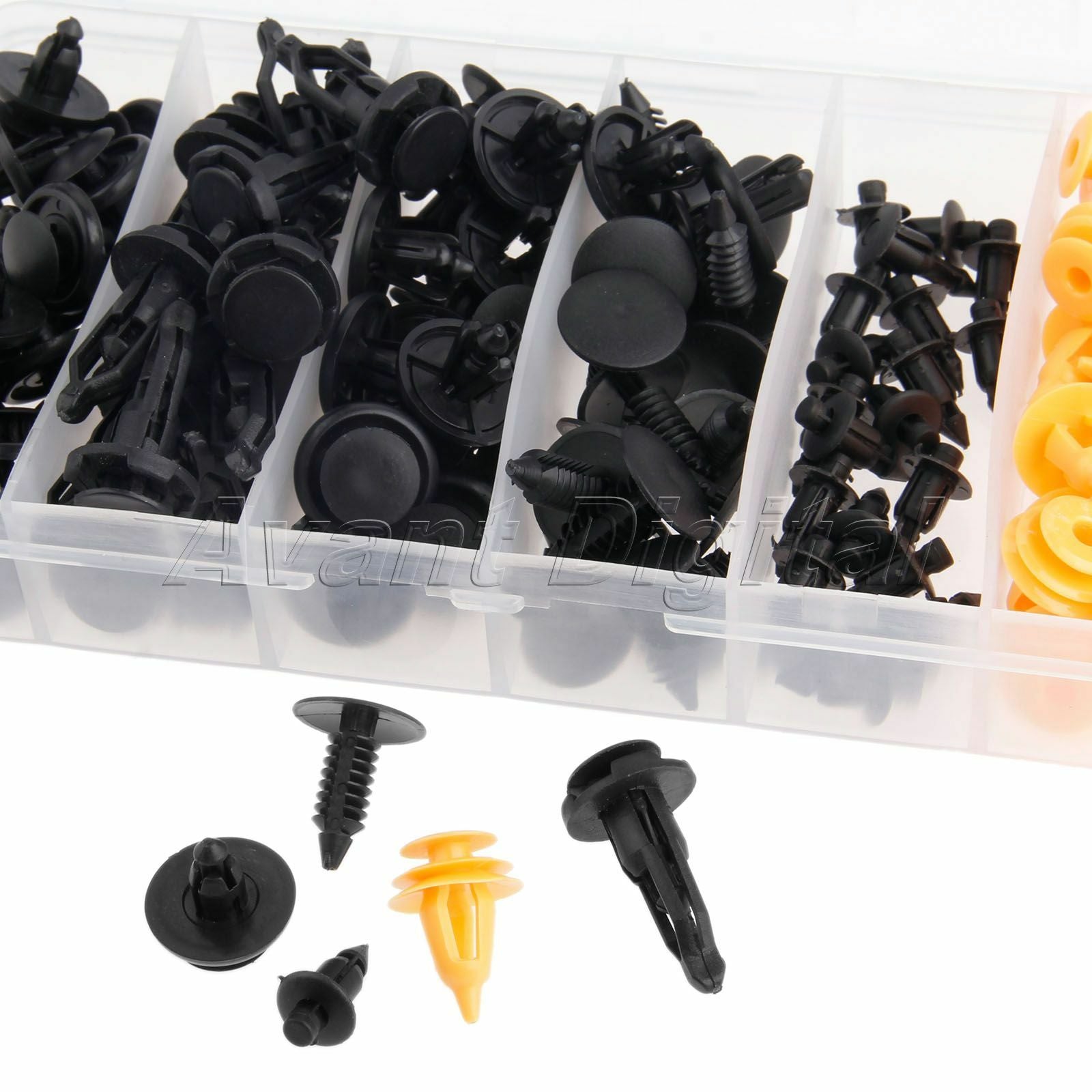 Sets Car 120 pcs Fasteners Car Door Fastener Pliers Tools Panel Remover tool 6"