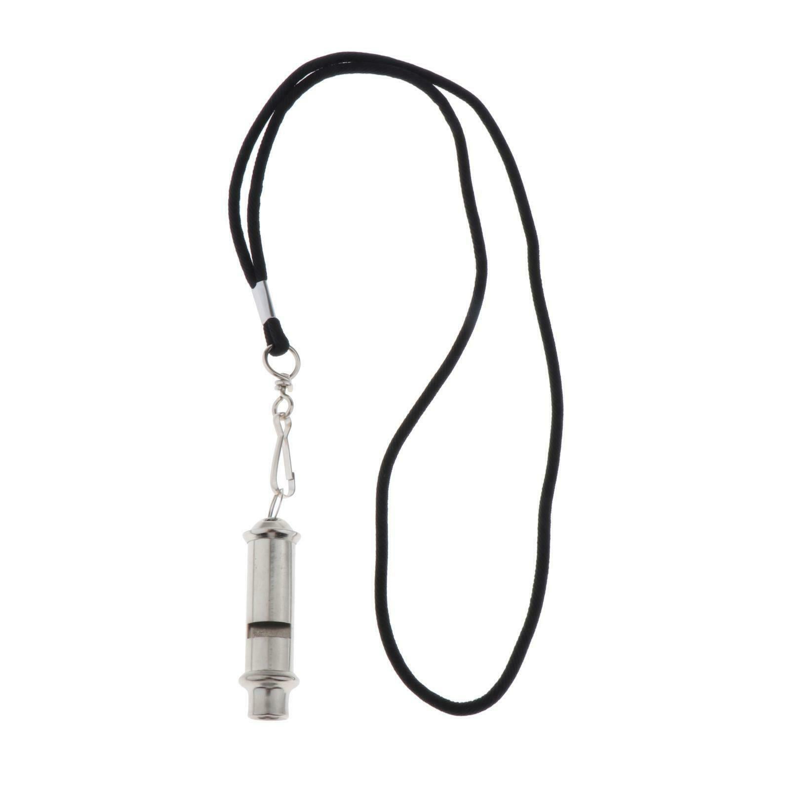 Metal Whistle Camping Loud Emergency Survival Emergency Whistle with Lanyard