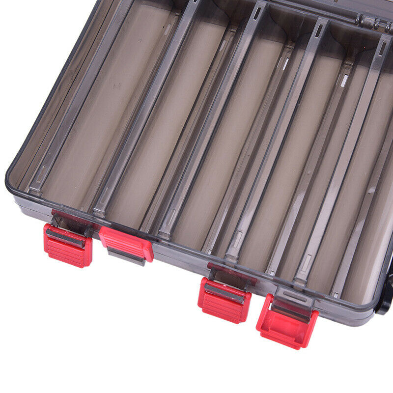 Fishing Lure Box Hooks Spoons Storage Boxes 10 Compartments Box Fishing Tackl Xz