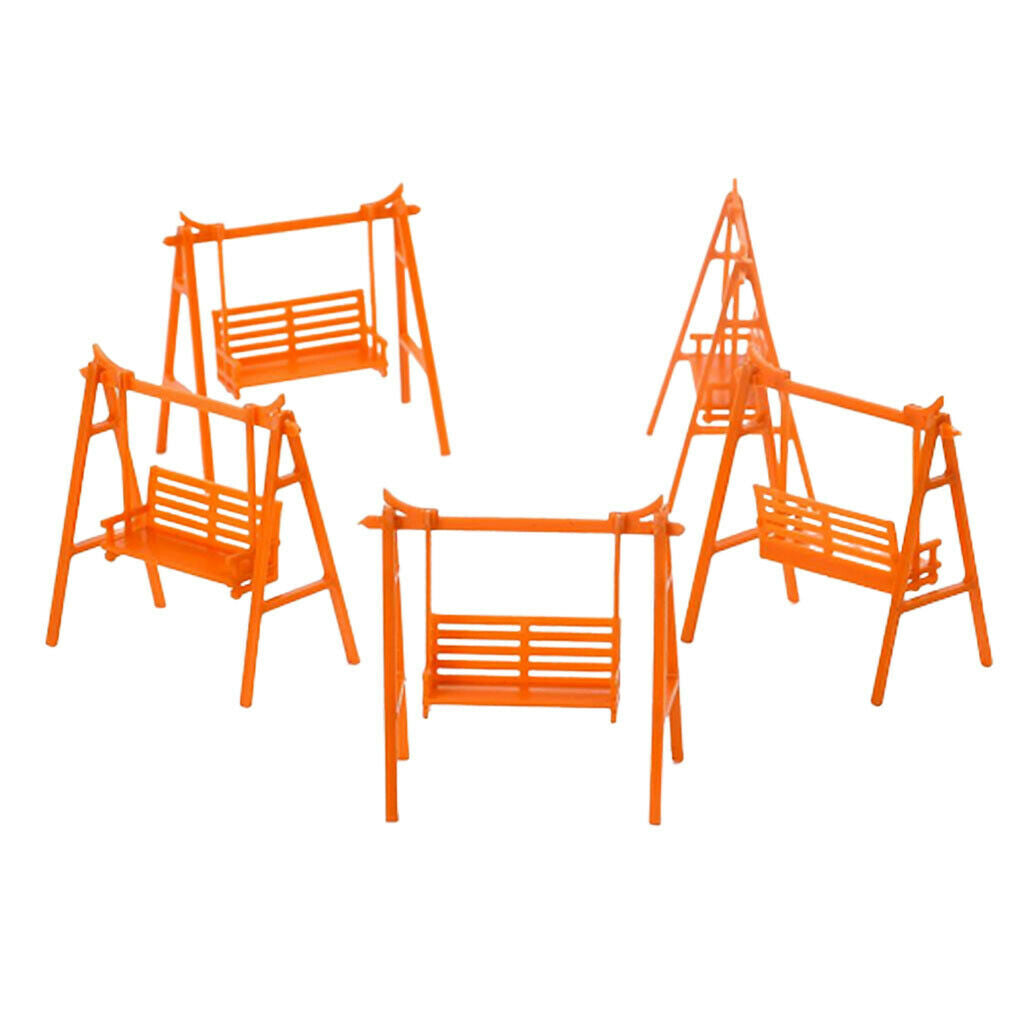 Minitures Ornament Decoration Furniture Toys Street Garden Decor Orange