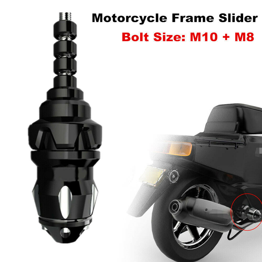 Universal Aluminum Motorcycle Bike Frame Engine Protector Anti-Crash Slider Cap