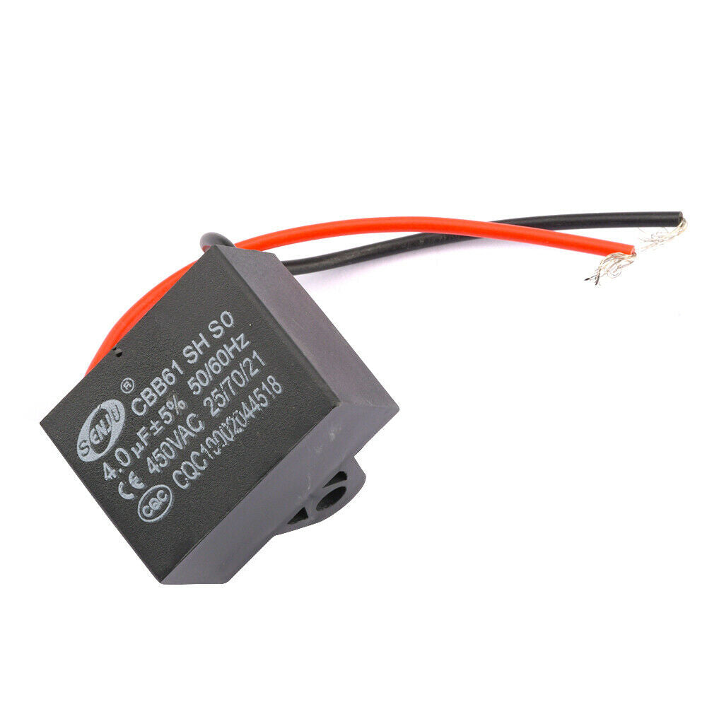 AC 250V 4UF CBB61 Rectangle Non Polar Motor Strating Capacitor