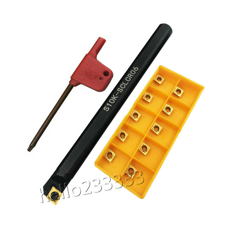 95° S10K-SCLCR06 Internal Turning Tool holder+CCMT060204 CCMT21.51 BP010 Insert