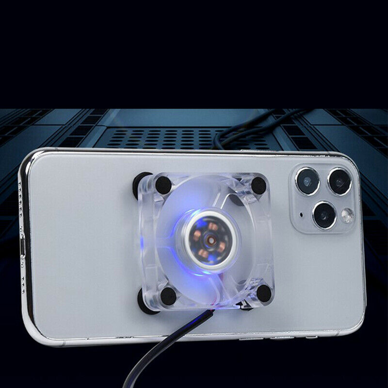 Universal Mini Mobile Phone Cooler Portable Cooling Fan Radiator Cool Artif SJ