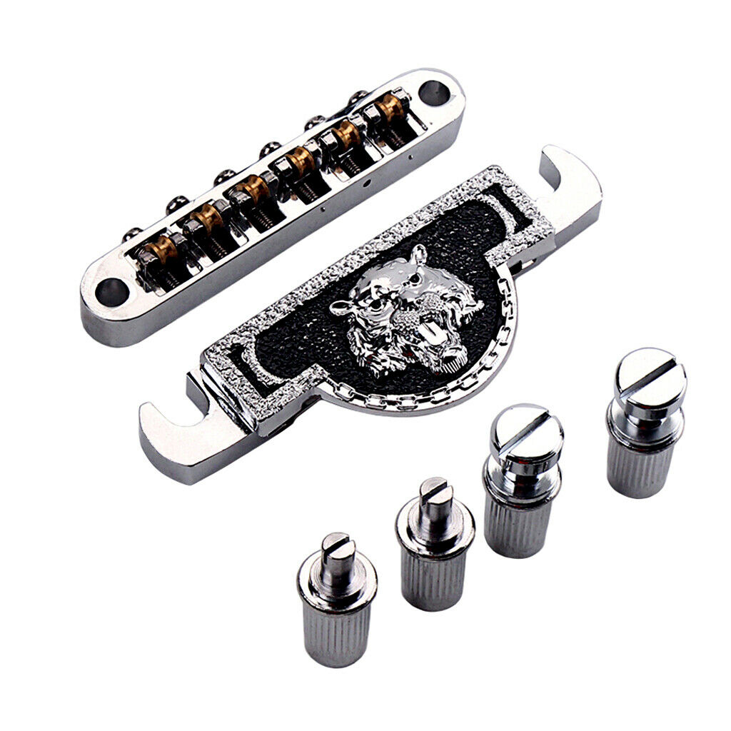Electric Guitar Tailpiece Bridge Roller Saddle for LP Guitar Accessory
