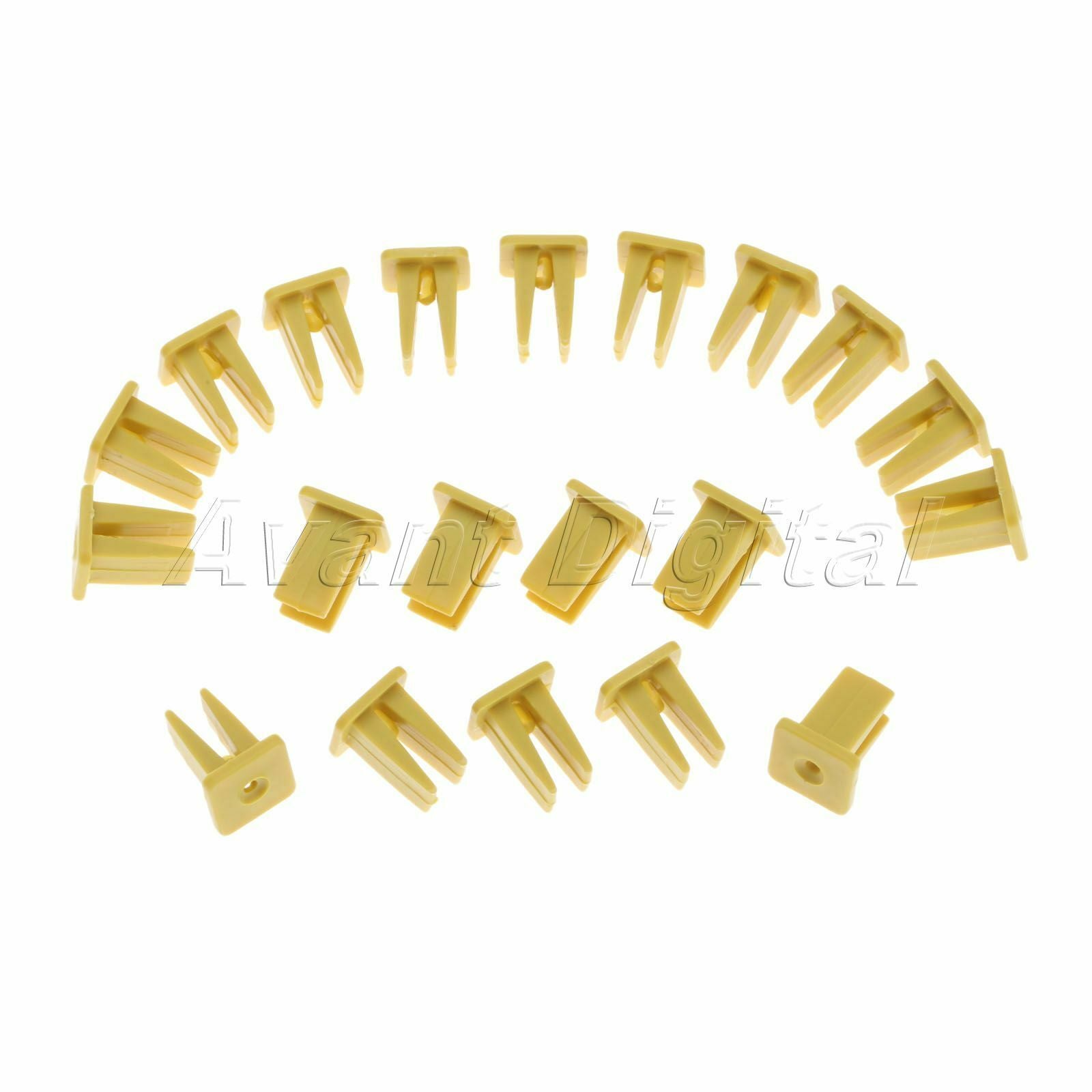 20pcs plastic clips Fastener Fender Rivets for All Car Self tapping screw holder