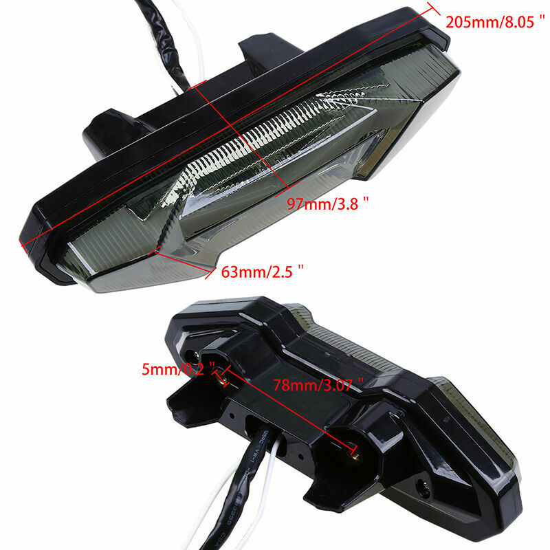 LED Integrated Taillight Brake Turn Signals Lamp For YAMAHA MT-09 FZ-09 Motor