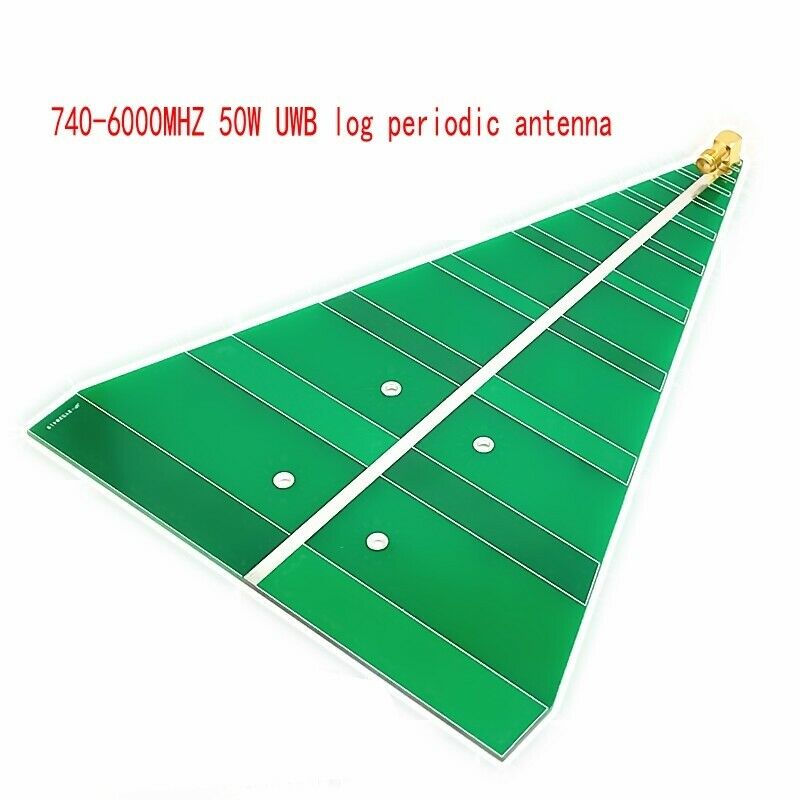 2X(UWB Log Periodic Antenna 740-6000MHz Ultra Wideband Logperiodic Antenna B7K5)