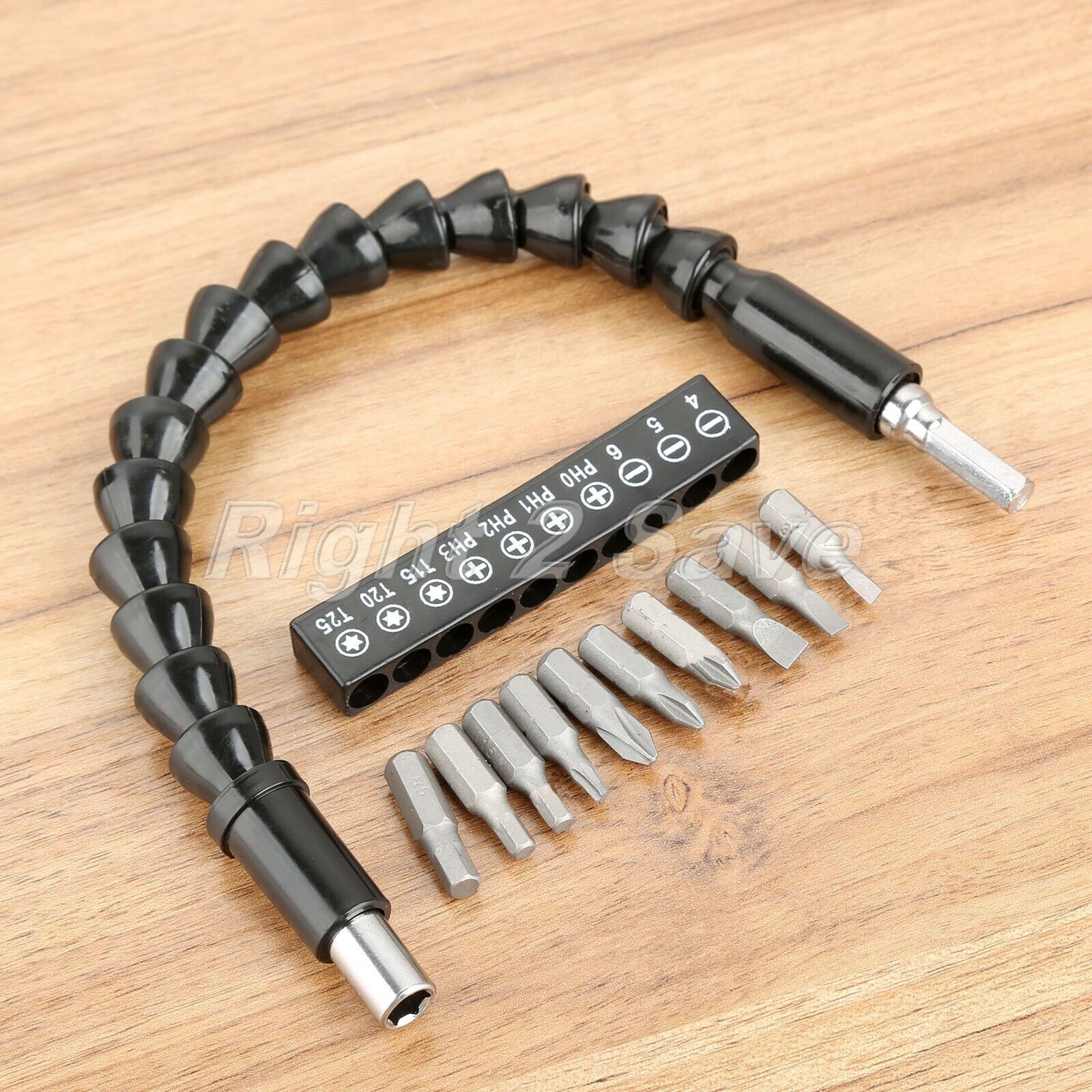 11Pcs/Set Flexible Drill Shaft Connecting Socket Set Screwdriver Bits Hand Tools