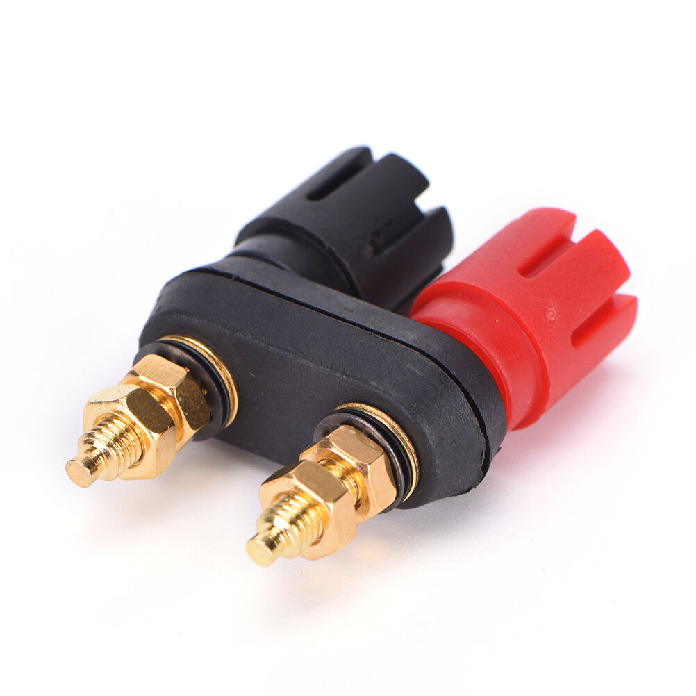 Dual Female Banana Plug Terminal Binding Post for Speaker Amplifier 4MMAT.l8