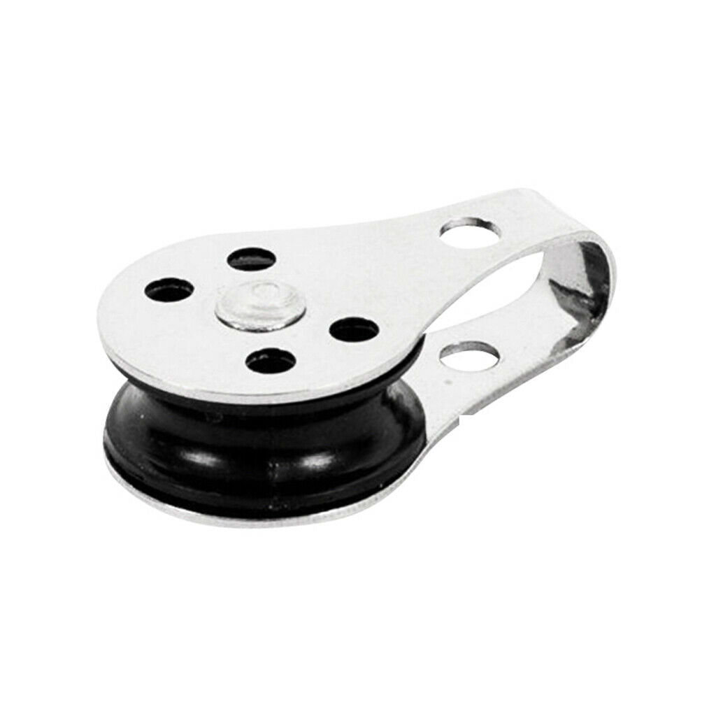 4pcs New Marine Grade Stainless Steel Pulley For Kayak Canoe Boat Fishing