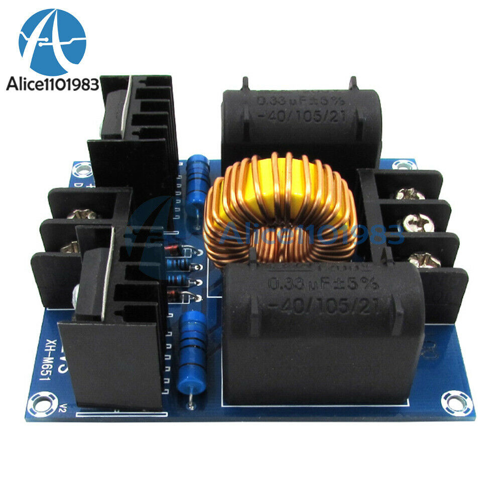 DC 12-30V ZVS Tesla Coil Marx Generator High Voltage Power Supply Module + Case
