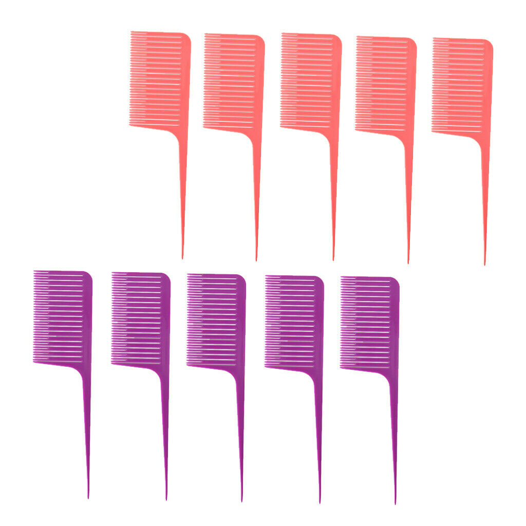 10x Weaving Highlighting Foiling Hair Comb for Salon Dyeing Combs Tool