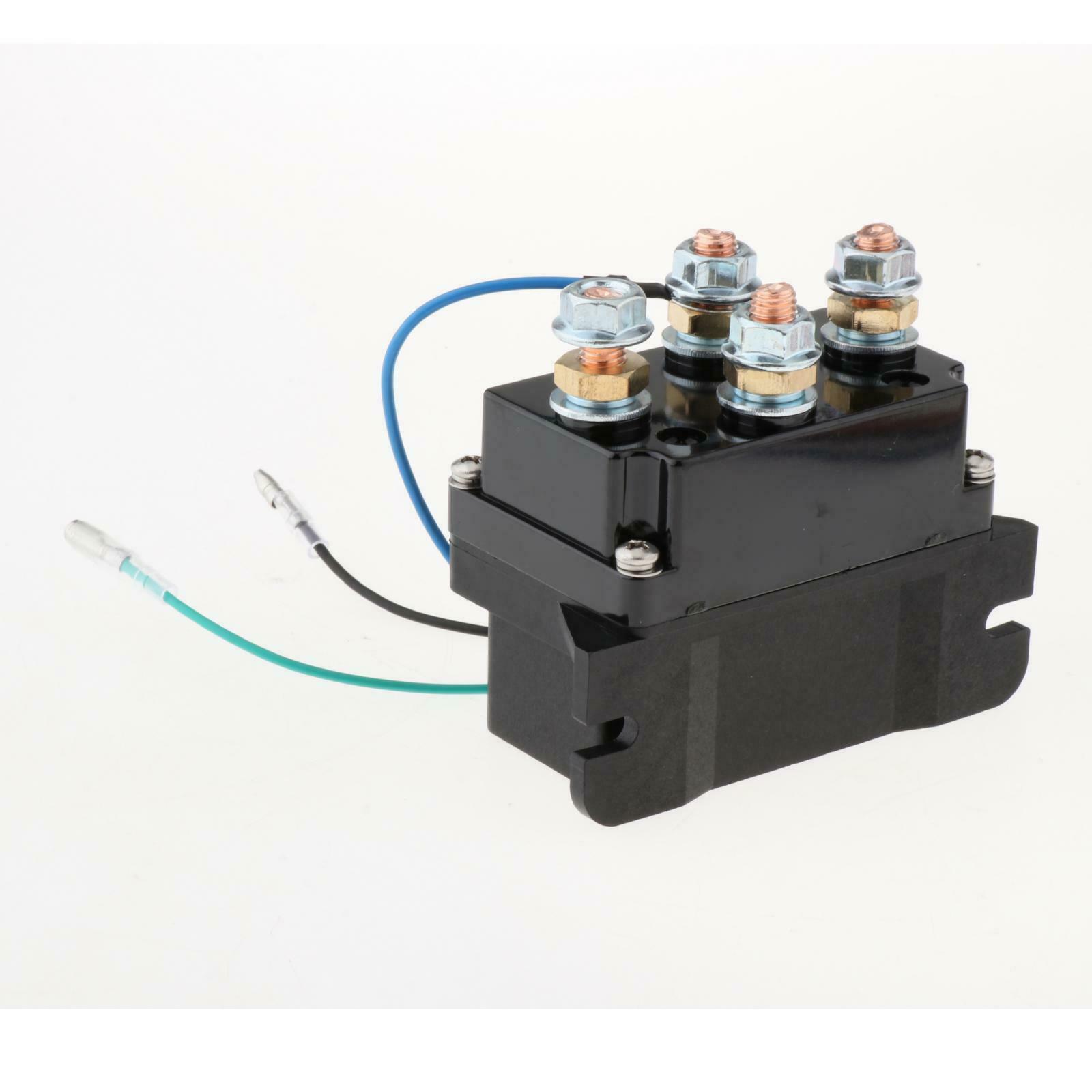 Universal Solenoid Winch Relay Switch Thumb with Remote Controls for UTV ATV