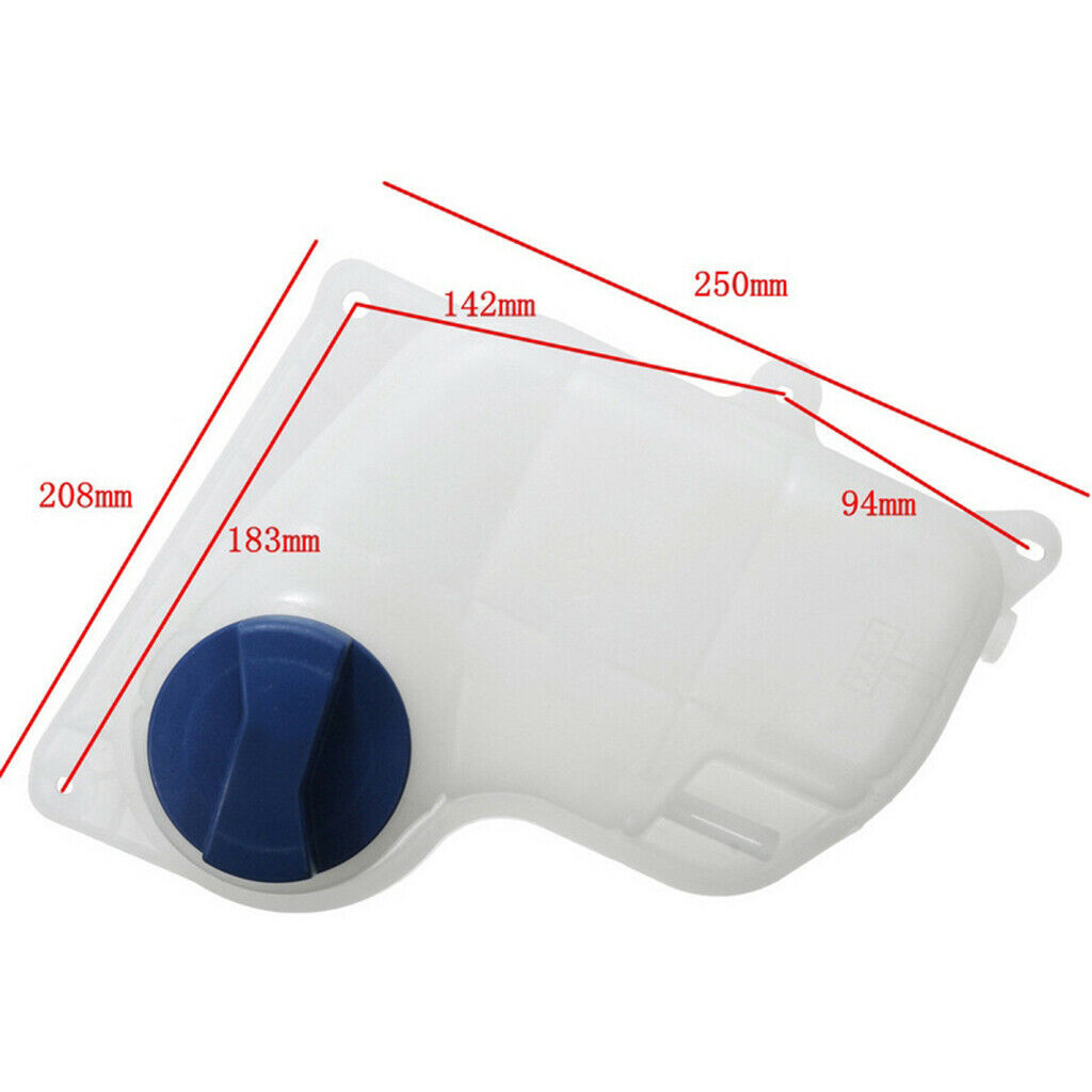 1x Coolant Expansion Tank Reservoir with Cap for VW Passat Audi A4 A6 Part