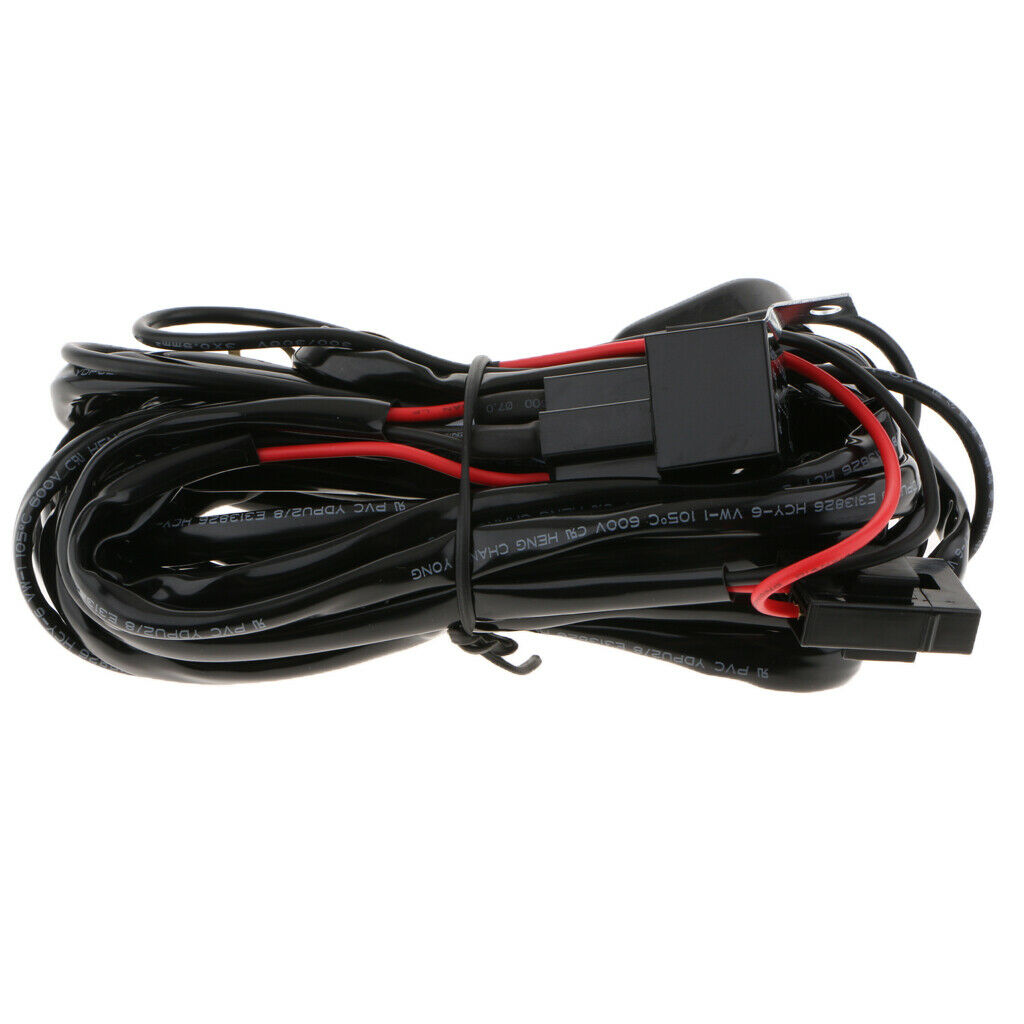 12V 40A Remote Control Wiring Harness Kit Switch Relay Led Work Light Bar